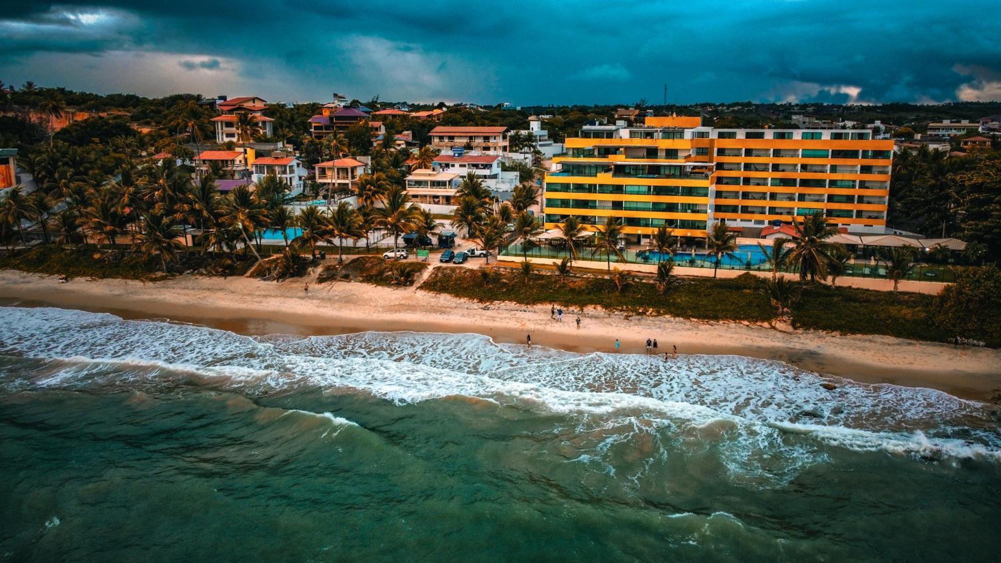 Praia Tabatinga Ap Beira Mar Com Vista Deslumbrante Da Praia Jacumã Esterno foto